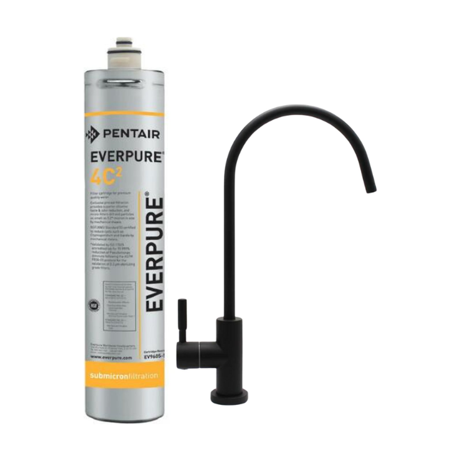 Everpure® 4C² Drinking Water Filtration Kit (incl. tap)